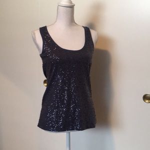 NWT J. Crew sequin tank top XS